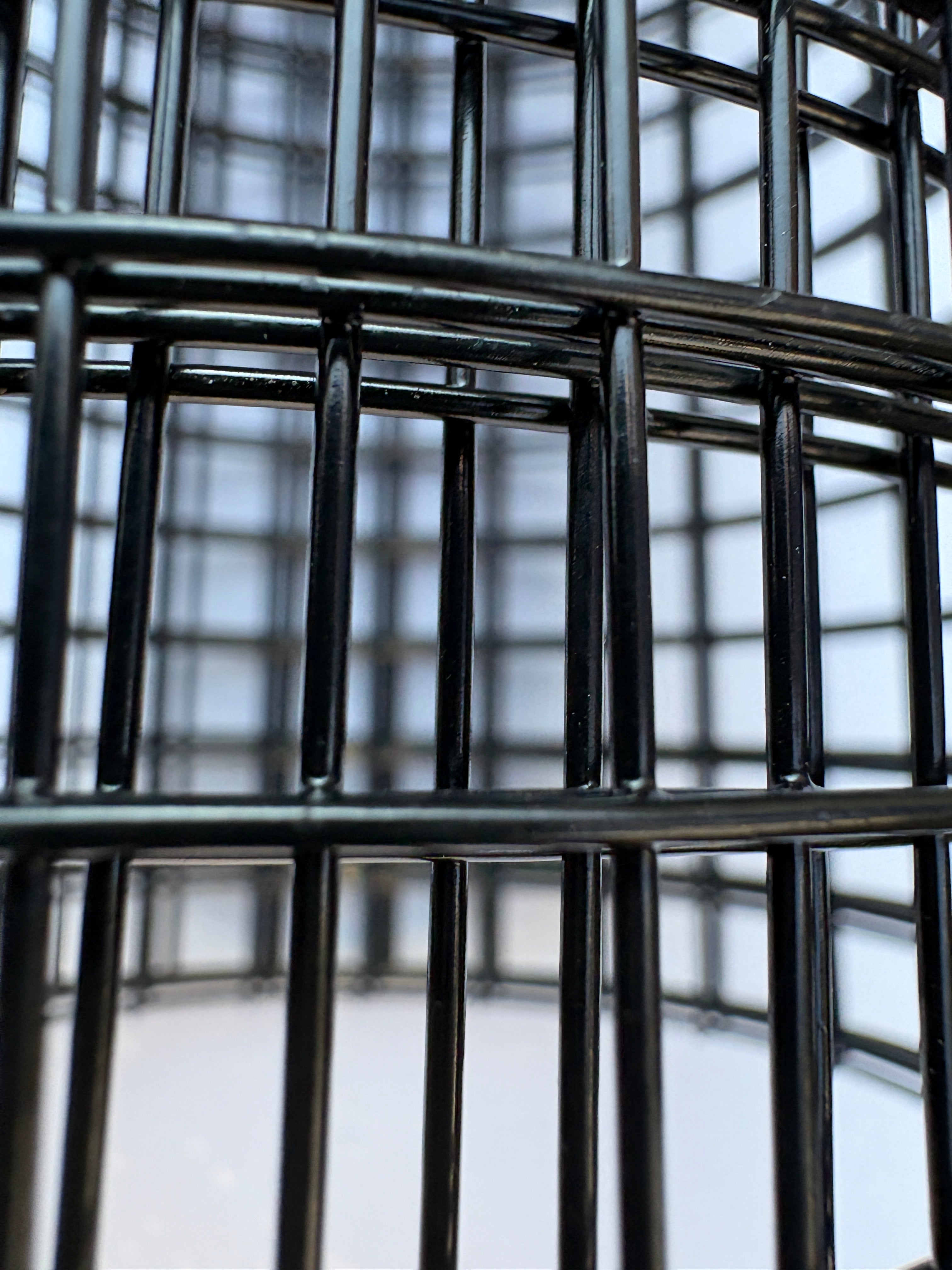 Kraptrap® schwarz lackiert, feuerverzinktes Drahtgitter 19 x 19 mm mit 1,45 mm Drahtstärke