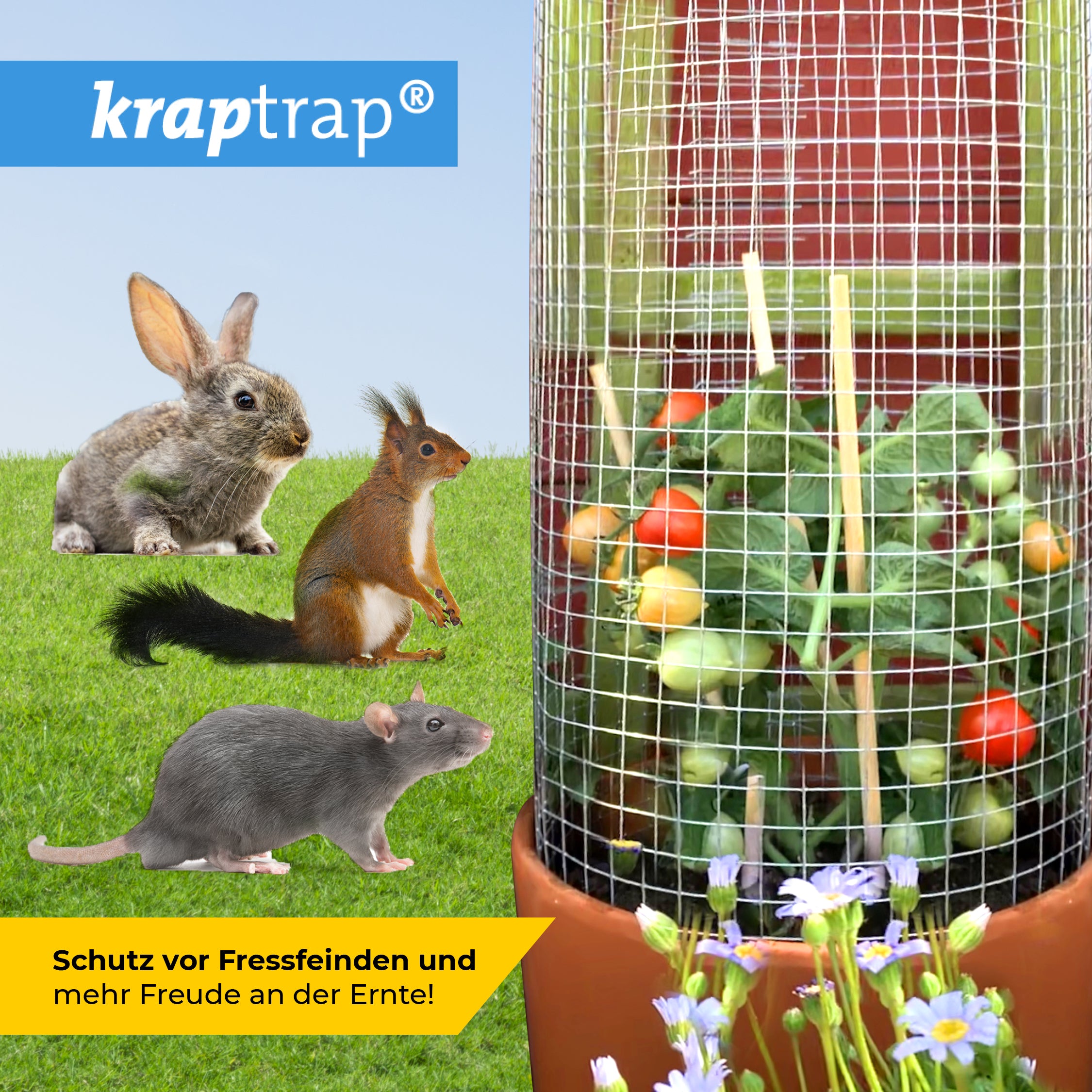 KrapTrap® feuerverzinktes Drahtgitter 12,7 x 12,7 mm mit 1,05 mm Stärke